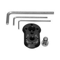 Kondor Blue Mini Quick Release Plate Male Plate Only Raven Black