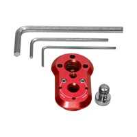 Kondor Blue Mini Quick Release Plate Male Plate Only Cardinal Red