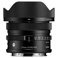 Sigma 17mm f/4 DG Contemporary Lens Black for L Mount