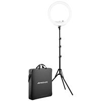 Westcott 18inch Bi-Color LED Ring Light Kit with Batteries and Stand  (Type C - EU)