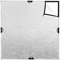 Westcott Scrim Jim Cine 2-in-1 Silver/White Bounce Fabric (4' x 4')