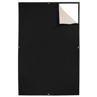 Westcott Scrim Jim Cine Unbleached Muslin/Black Fabric (4' x 6')