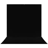 Westcott X-Drop Pro Wrinkle-Resistant Backdrop - Rich Black Sweep (8' x 13')