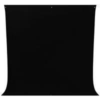 Westcott Wrinkle-Resistant Backdrop - Rich Black (9' x 10')