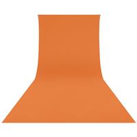 Westcott Wrinkle-Resistant Backdrop - Tiger Orange (9' x 20')