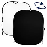 Manfrotto Plain Collapsible Reversible Background 1.5 x 1.8m Black/White LL LC5621