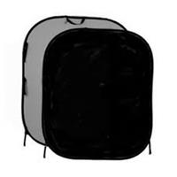 Manfrotto Collapsable 1.5x1.8m Black/Mid Grey
