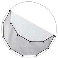 Manfrotto HaloCompact Plus Cover 98cm 38-inch Silver/White