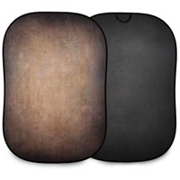 Manfrotto Vintage Collapsible 1.5 x 2.1m (5' x 7') Walnut/Pewter LB5721