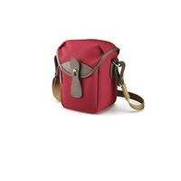 Billingham 72 Shoulder Bag - Burgundy Canvas/Chocolate