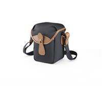 Billingham 72 Shoulder Bag - Black Canvas/Tan