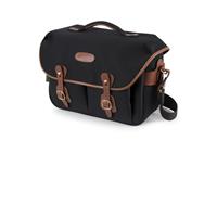 Billingham Hadley One Shoulder Bag - Black Canvas/Tan
