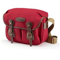 Billingham Hadley Small Shoulder Bag - Burgundy Canvas/Chocolate