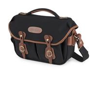 Billingham Hadley Small Pro Shoulder Bag - Black Canvas/Tan