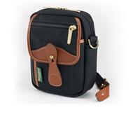 Billingham Compact Stowaway - Black Canvas/Tan