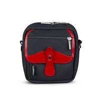 Billingham Pola Stowaway - Black Fibrenyte/ Red