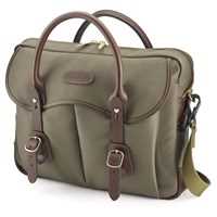 Billingham Thomas Briefcase and Laptop Bag Sage FibreNyte/Chocolate