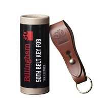 Billingham 50th Belt Key Fob Tan