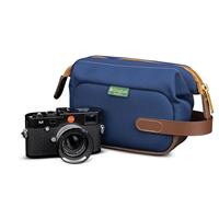 Billingham Capsule 1 Pouch Navy Fibrenyte/ Chocolate