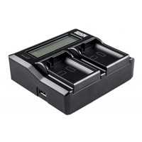 Newell DC-LCD Dual-Channel Charger For NP-F & NP-FM Series Batteries