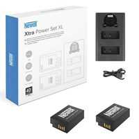 Newell Xtra Power Set XL Charger and 2x LP-E17 Batteries for Canon