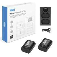 Newell Xtra Power Set XL Charger and 2x NP-FZ100 Batteries for Sony