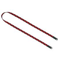 Artisan&Artist Sazanami Silk Strap Black Red (Long)