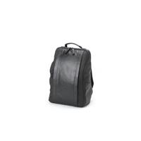 Artisan&Artist Leather Panel Backpack Black