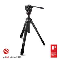 Manfrotto ONE Aluminium Tripod with 500X Fluid Head Open Box