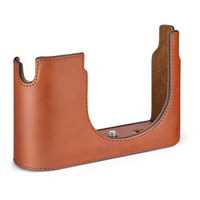 Leica Q3 Halfcase Leather Cognac