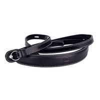 Leica Neck strap with protection flap leather black