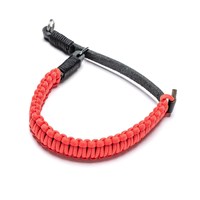 Leica Paracord Handstrap Black/Red by COOPH