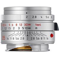 Leica Summicron M 35mm f/2 ASPH Lens Silver Anodised