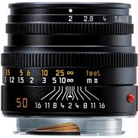 Leica Summicron M 50mm f/2 Lens Black Anodised