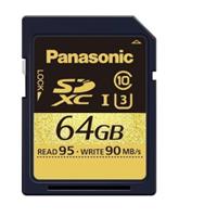 Panasonic 64GB 90MB/s SD UHS-I U3 Class