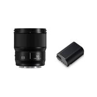 Panasonic Lumix S 50mm F1.8 Lens and DMW-BLK22E Battery Bundle