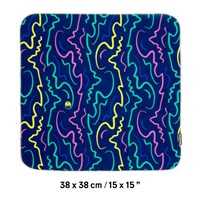 3 Legged Thing Wrapz 15x15 Medium Adhesive Reusable Wrap Bus Seat Blue