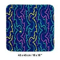 3 Legged Thing Wrapz 18x18 Large Adhesive Reusable Wrap Bus Seat Blue