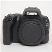 Used Canon EOS 200D DSLR Camera Body in Black