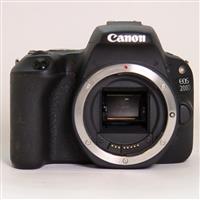 Used Canon EOS 200D DSLR Camera Body in Black