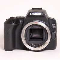 Used Canon EOS 250D Digital SLR Camera Body Black