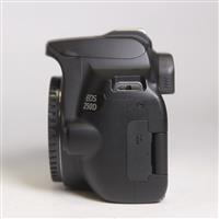 Used Canon EOS 250D Digital SLR Camera Body Black