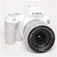 Used Canon EOS 250D Body With EF-S 18-55mm f/4-5.6 IS STM Lens Kit White