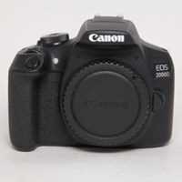 Used Canon EOS 2000D DSLR Camera Body in Black