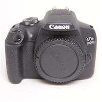 Used Canon EOS 2000D DSLR Camera Body in Black