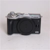 Used Canon EOS M6 Mirrorless Camera Body Silver