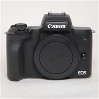 Used Canon EOS M50 Mark II Mirrorless Camera Body Only Black