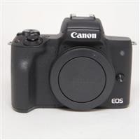 Used Canon EOS M50 Mark II Mirrorless Camera Body Only Black