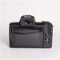 Used Canon EOS M50 Mark II Mirrorless Camera Body Only Black