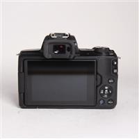 Used Canon EOS M50 Mark II Mirrorless Camera Body Only Black